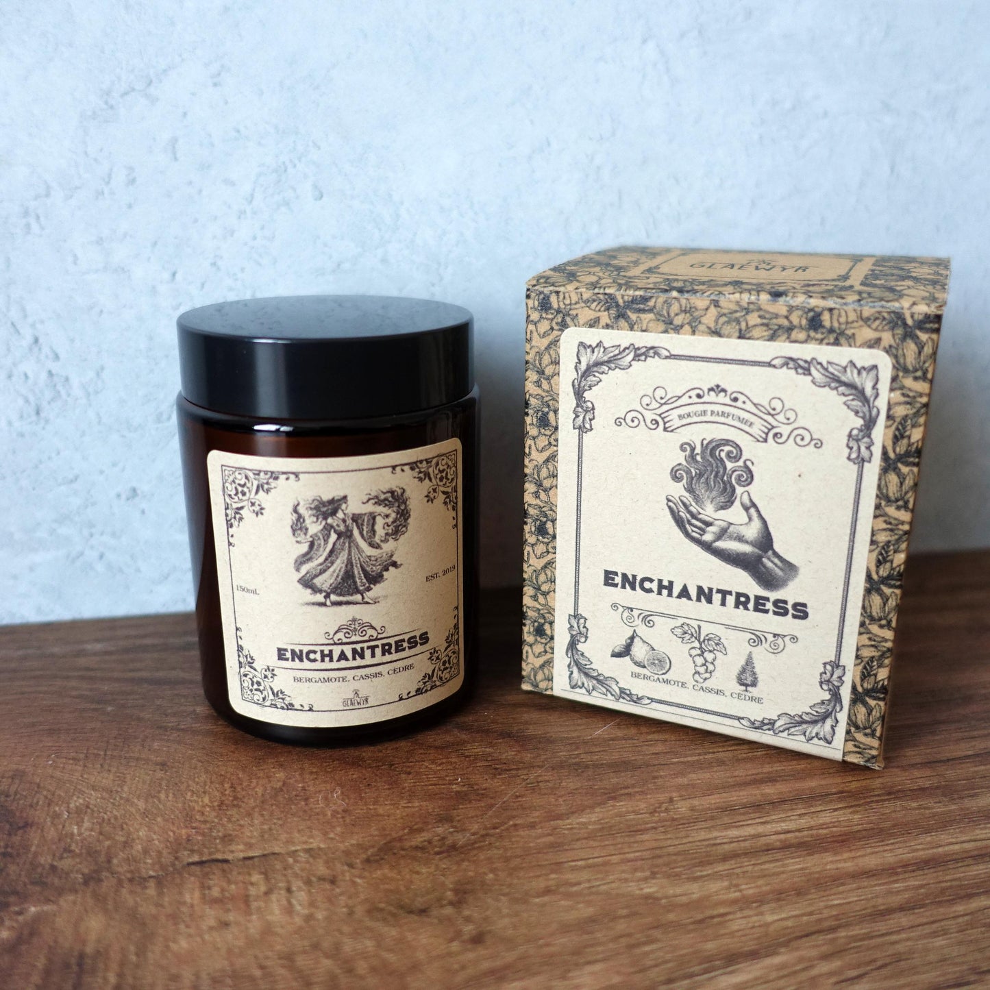 Enchantress • Bergamote, Cassis - Bougie Apothicaire