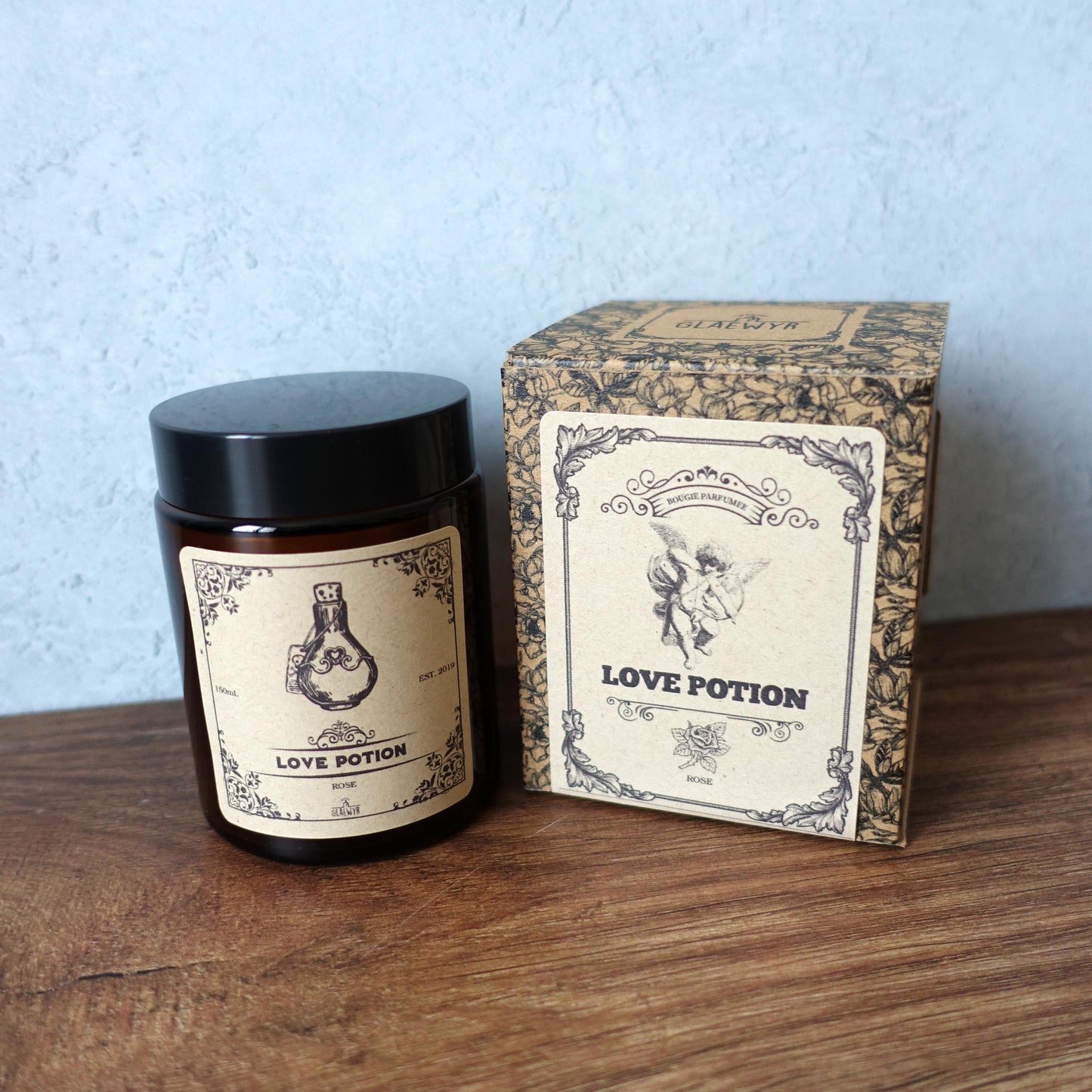 Love Potion • Rose - Bougie Apothicaire