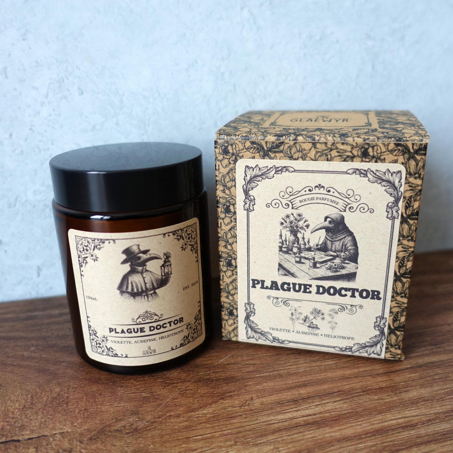 Plague Doctor • Violette - Bougie Apothicaire