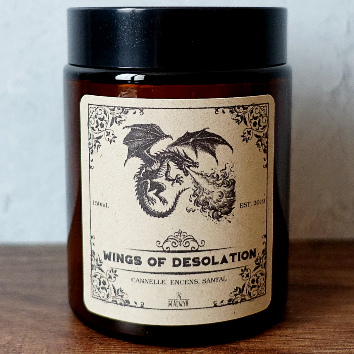 Wings of Desolation • Cannelle & Santal - Bougie Apothicaire