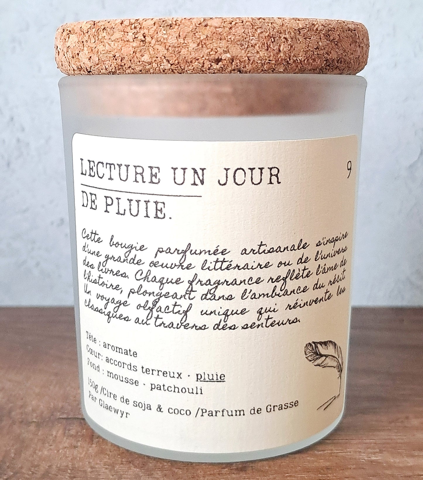9. Lecture un jour de pluie. - Pluie