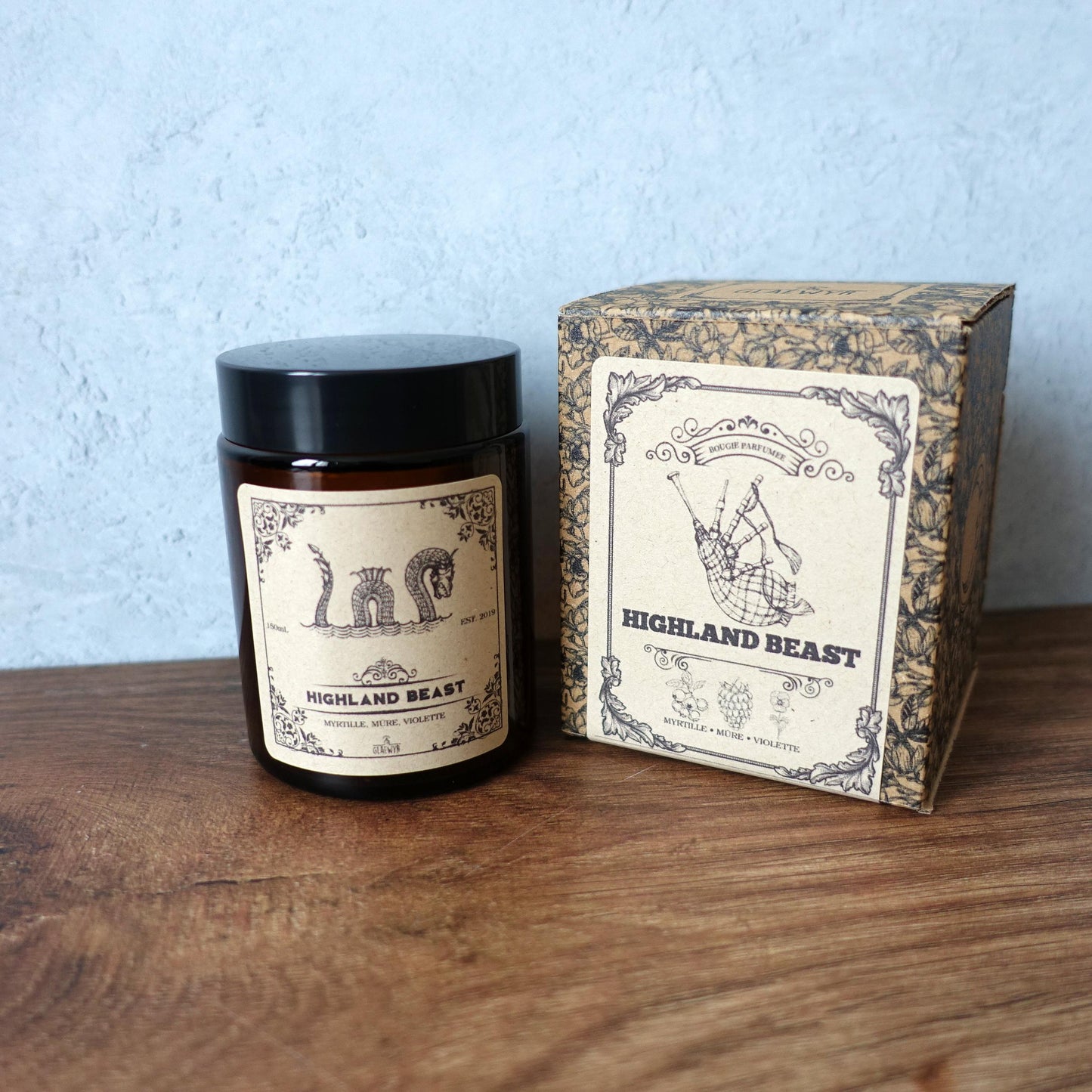 Highland Beast • Brombeere &amp; Blaubeere - Apothekerkerze