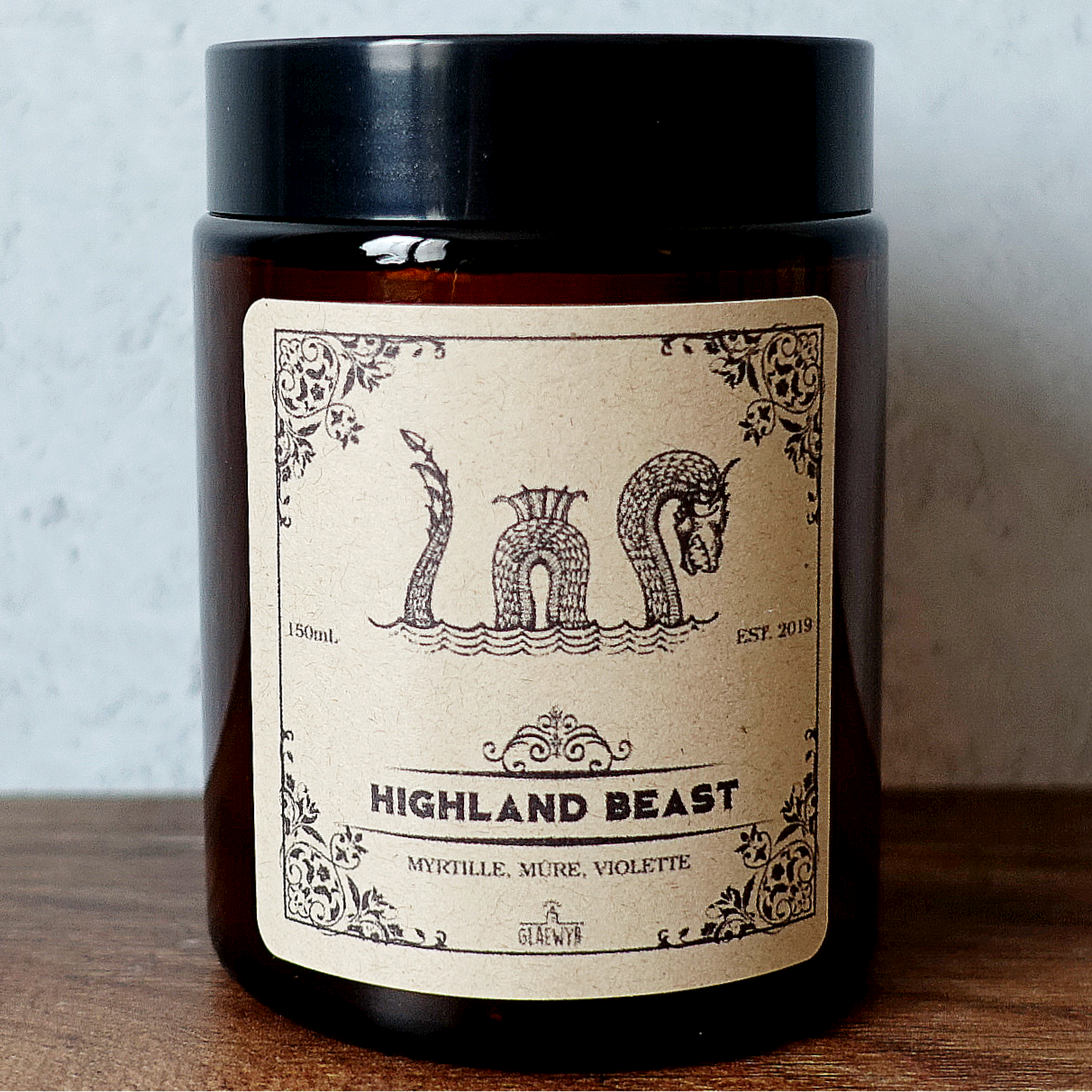 Highland Beast • Mûre & Myrtille - Bougie Apothicaire