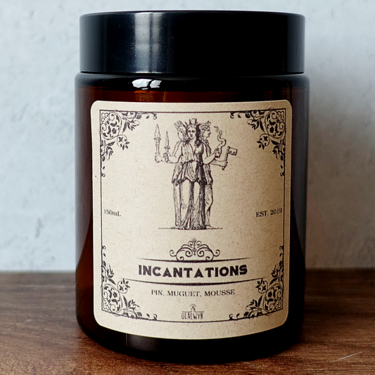 Incantation • Pin & Fleurs - Bougie Apothicaire