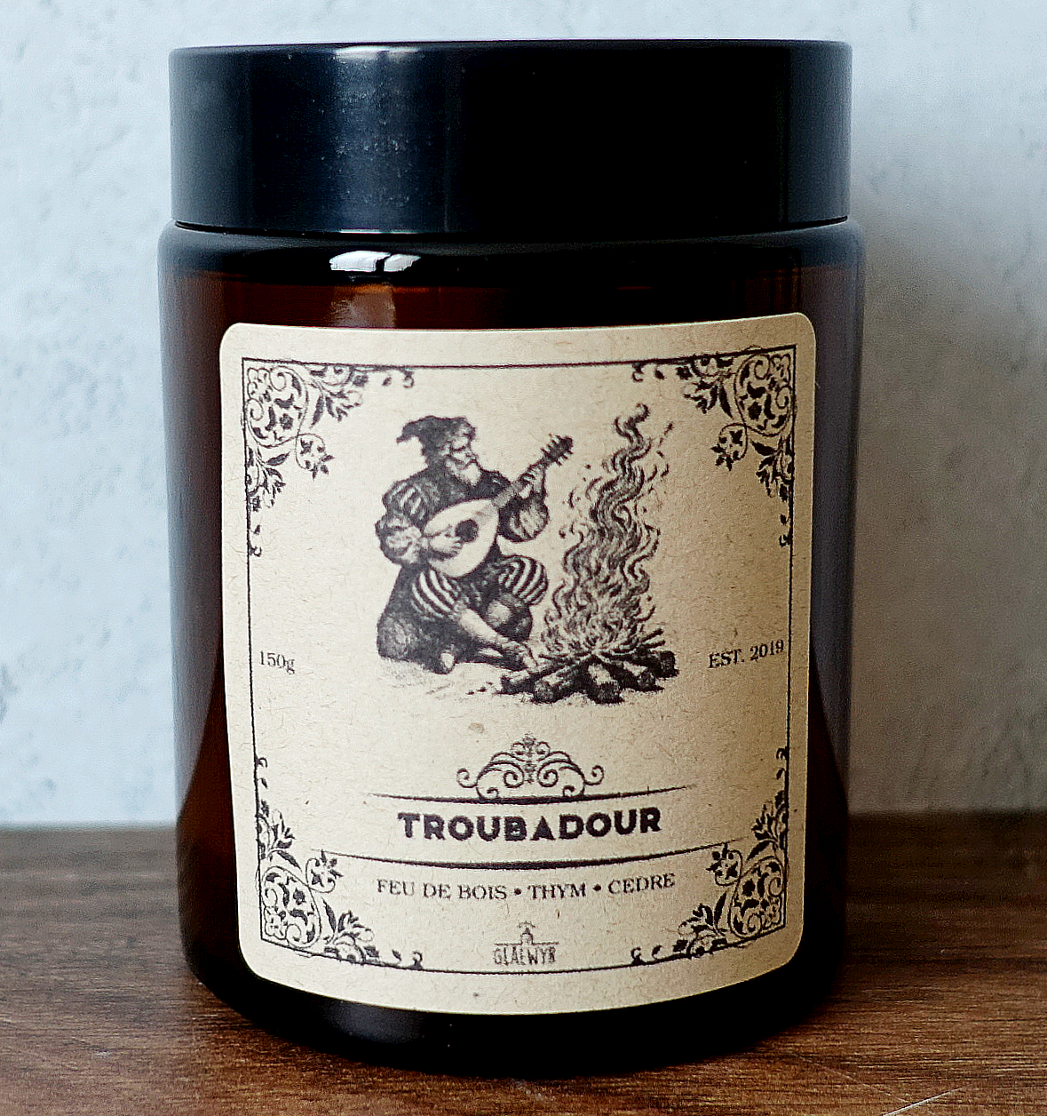 Troubadour • Feu de bois - Bougie Apothicaire